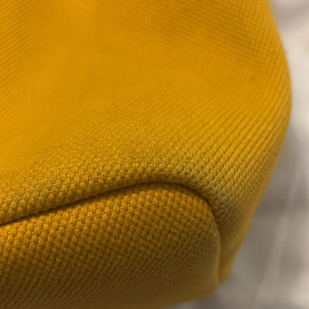 Michael Kors Yellow Canvas Marina Gathered Hobo Bag Large  casual rope strap - Picture 14 of 16